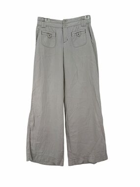 Cidra Anthropologie Women's Wide-Leg Pants in Light Gray